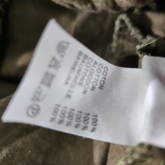 JCL Olive Green Embroidered Jacket S/M Boho Embroidery - Picture 16 of 16